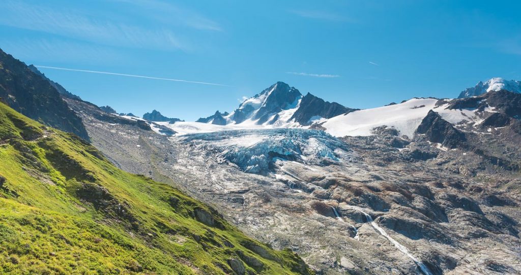 Glacier in the French Alps