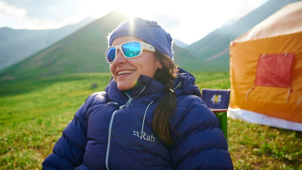 Mountain guide smiling in Dar valley in Iran