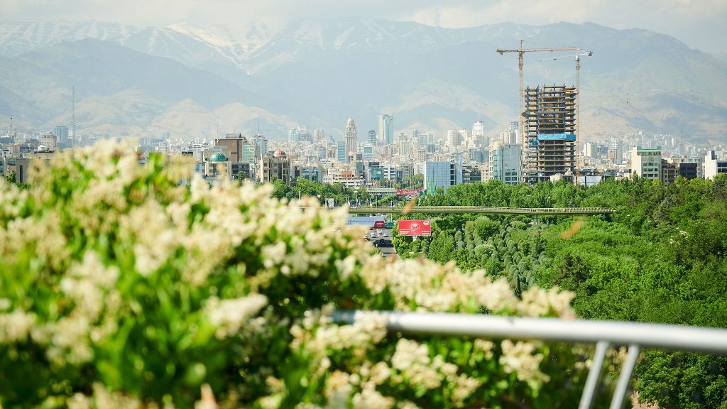 View of Iran's capital Tehran