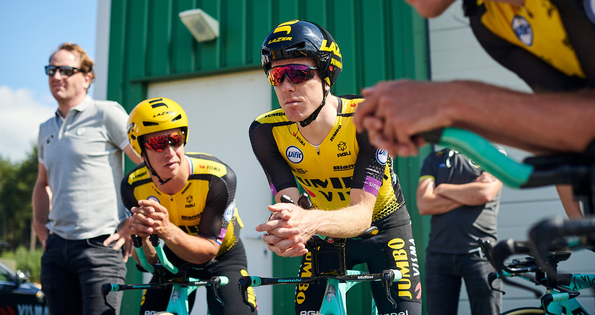 Jumbo-Visma cyclist Steven Kruiswijk before training