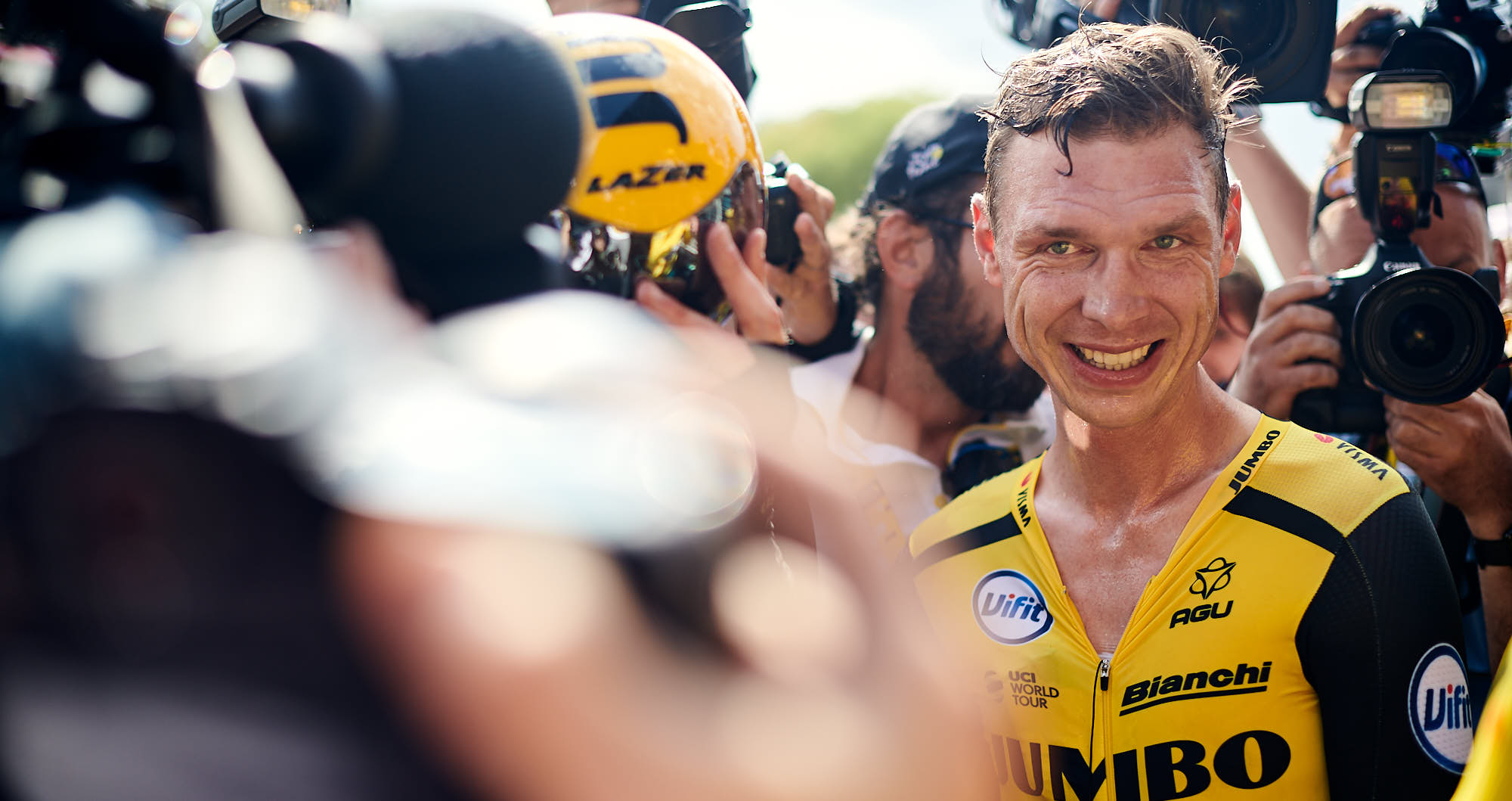 Tony Martin after the 2019 Tour de France team time trial