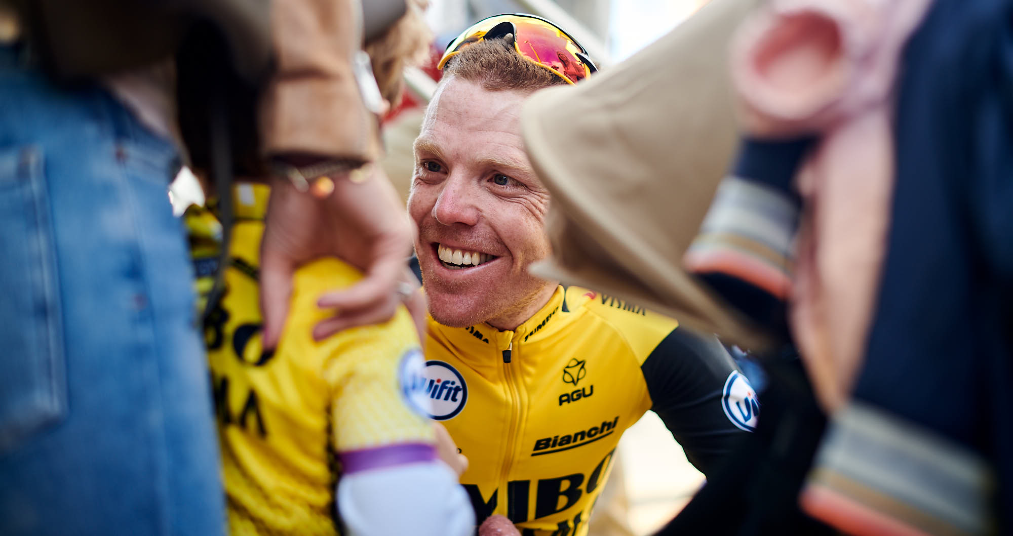 Team Jumbo-Visma rider Steven Kruiswijk after the 2019 Tour de France TTT