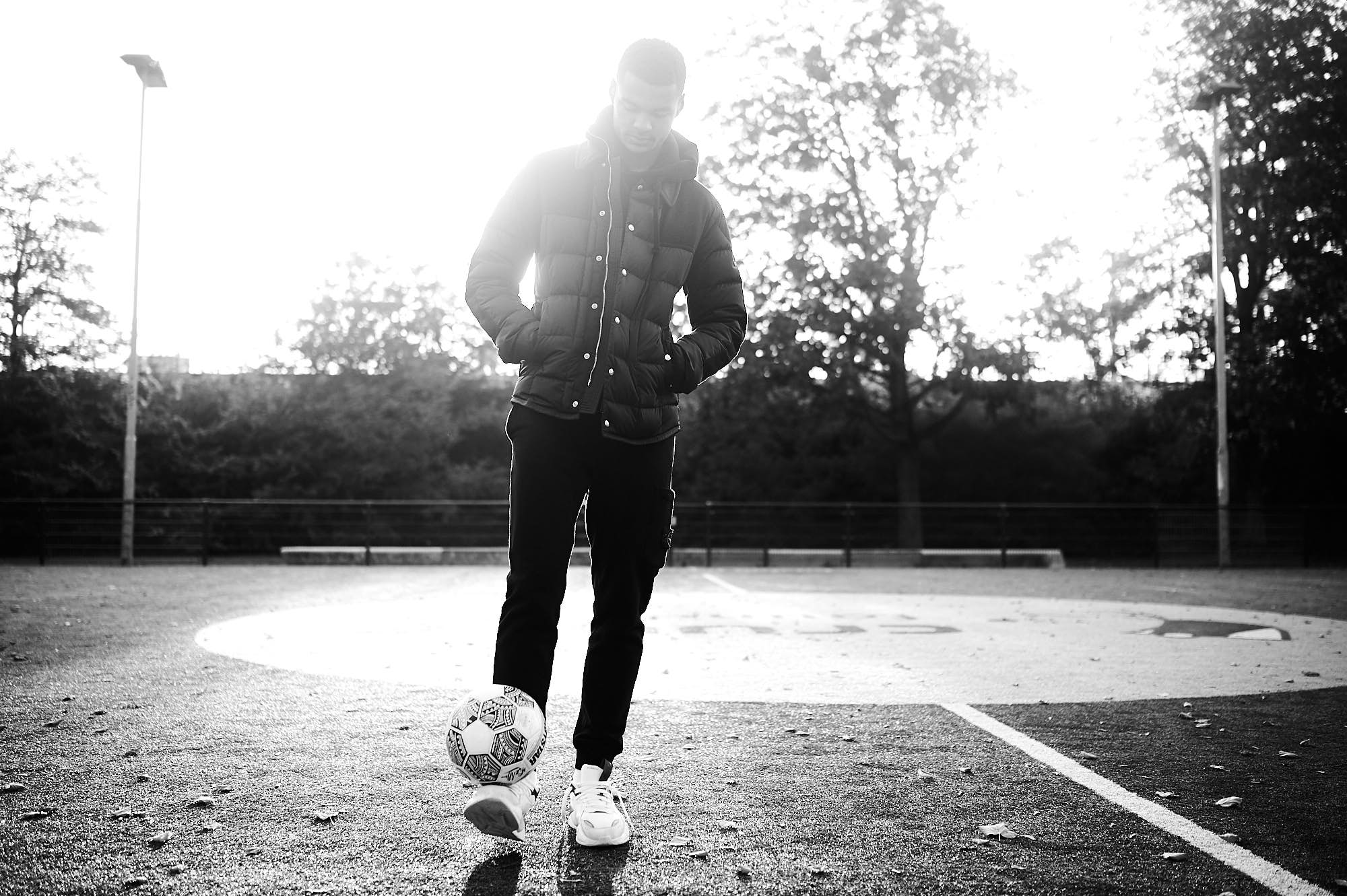 Environmental portrait of striker Cody Gakpo