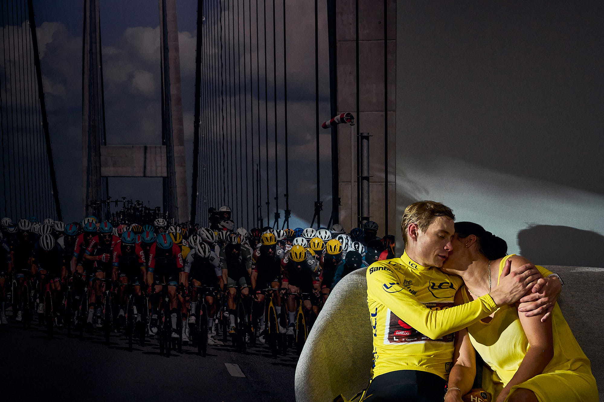 Team JumboVisma // Jonas Vingegaard wins the Tour de France